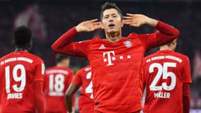Robert Lewandowski lors du match Bayern-Dortmund, le 9 novembre 2019