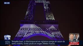 Depuis jeudi soir, la Tour Eiffel est illuminée aux couleurs du Japon