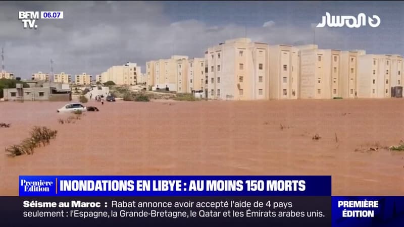 Libye: au moins 150 morts dans des inondations après des pluies torrentielles