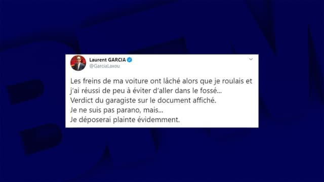 Capture Twitter de Laurent Garcia