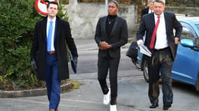 Caster Semenya lors de son arrivée au TAS lundi