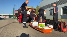 Six pompiers du Rhône ont décollé ce samedi en direction du Maroc.