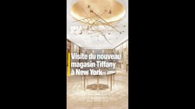 Visite du nouveau magasin Tiffany à New York