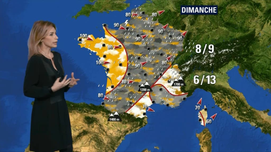 Météo: weekend pluvieux et gris malgré quelques éclaircies Météo: weekend pluvieux et gris malgré quelques éclaircies