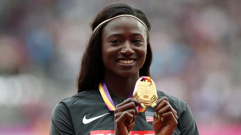 Tori Bowie, à Londres le 7 août 2017