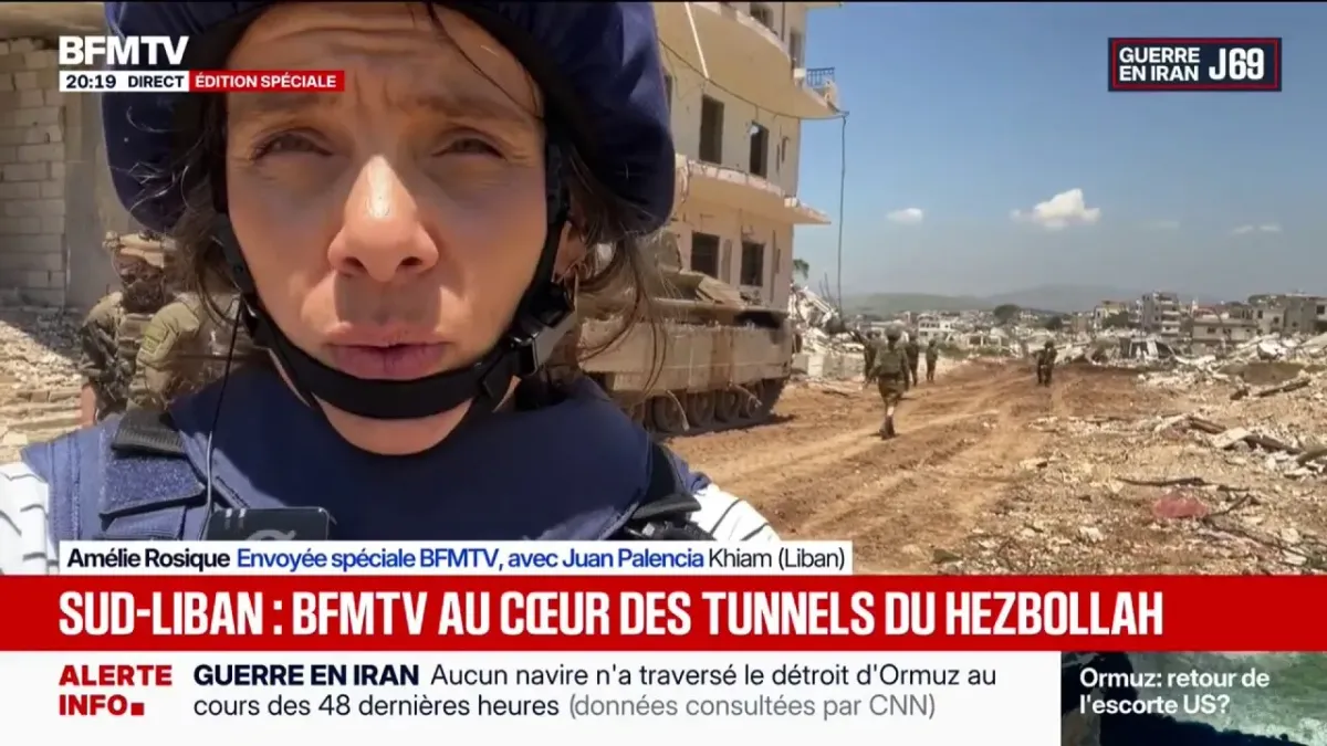 Sud-Liban: BFMTV au cœur des installations souterraines du Hezbollah