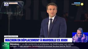 Emmanuel Macron en déplacement à Marseille ce jeudi