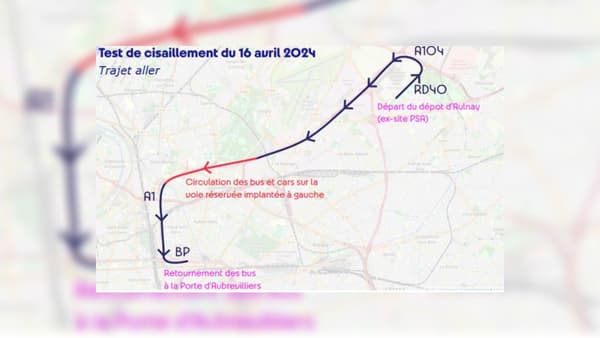 Deux exercices de circulation menés mardi 16 avril sur l'A1 et la RD40 en Seine-Saint-Denis.
