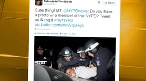 Un tweet parmi de nombreux autres, dénonçant les violences policières.