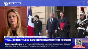 Refus de François Bayrou de la retraite à 62 ans: "Il ne faut pas que ce gouvernement oublie d'où il vient", avertit Céline Hervieu (PS)