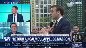 Emmanuel Macron: L’appel au "retour au calme" (2/2)
