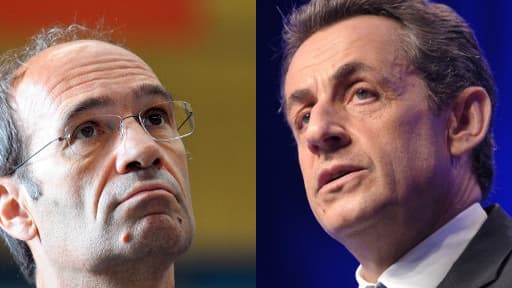 Eric Woerth et Nicolas Sarkozy, tous deux mis en examen dans l'affaire Bettencourt.