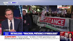 "Je ne laisserai jamais rien passer": Bruno Retailleau assure avoir signalé à la justice un tweet de la députée LFI, Marie Mesmeur, après les agressions de supporters israéliens à Amsterdam