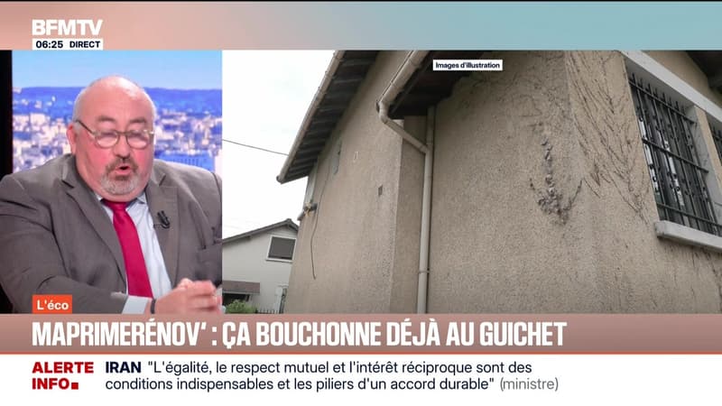 BFM Éco : MaPrimeRénov', ça bouchonne déjà au guichet  - 06/02