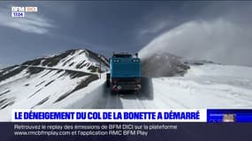 Alpes-de-Haute-Provence: le déneigement du col de la Bonette a démarré