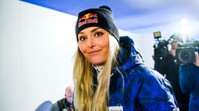 La skieuse américaine Lindsey Vonn lors de sa dernière saison au top niveau en 2019