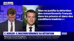 Strasbourg: Emmanuel Macron dénonce la détention de Cécile Kohler