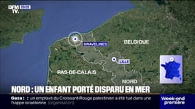 Nord: un enfant d'une dizaine d'années a disparu en mer, deux autres ont été secourus