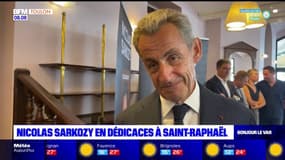Saint-Raphaël: Nicolas Sarkozy en dédicace pour son dernier livre