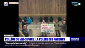 Collège du Val-de-Vire: la colère des parents