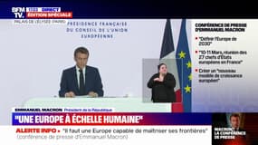 Emmanuel Macron: "Le rôle de nos institutions" c'est de "ne rien concéder, ni au racisme, ni à l'antisémitisme, ni à la remise en cause de nos valeurs"