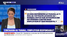 Si j'attrape le covid au bureau, est-ce que je pourrai me retourner contre mon employeur? BFMTV répond à vos questions