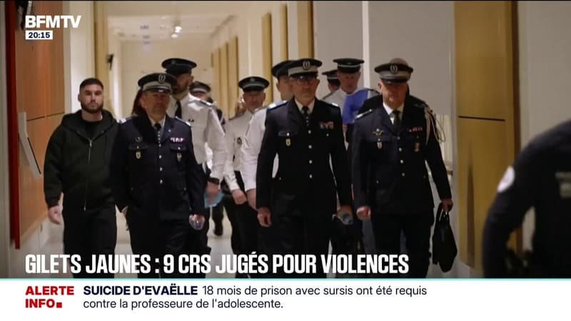 Gilets jaunes matraqués dans un Burger King: le procès de neuf CRS s'est ouvert ce lundi