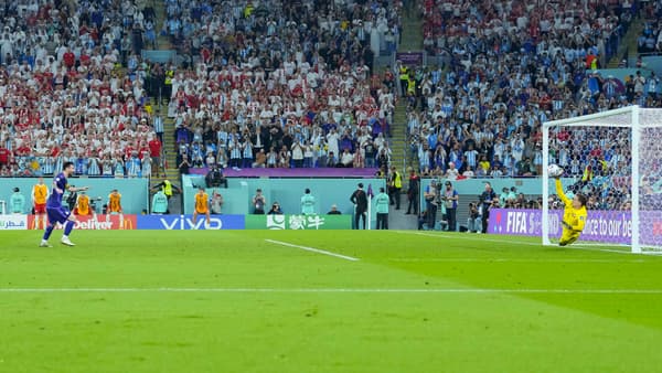 Wojciech Szczesny face à Lionel Messi