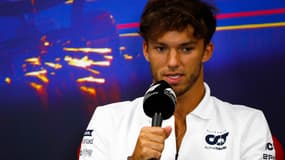 Pierre Gasly avec Alpha Tauri en F1, à Spa le 25 août 2022
