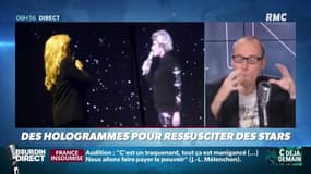 "C'est déjà demain": Quand les hologrammes ressuscitent les stars décédées...