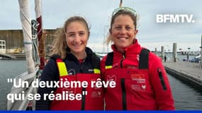  ROBIN DE BFM - En mer avec Violette Dorange et Samatha Davies avant la Transat Café l’Or 