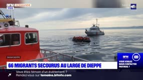 Manche: 66 migrants secourus au large de Dieppe