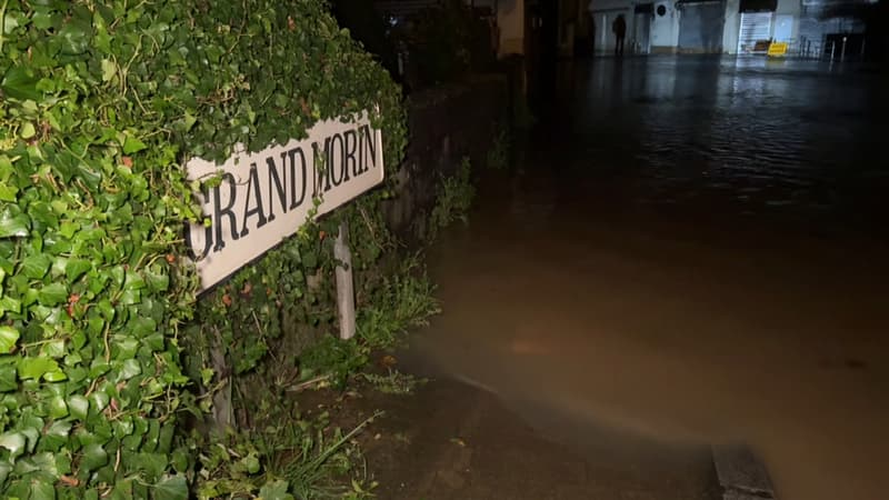 Inondations en Seine-et-Marne: lente décrue à Pommeuse, l'eau continue de monter en aval