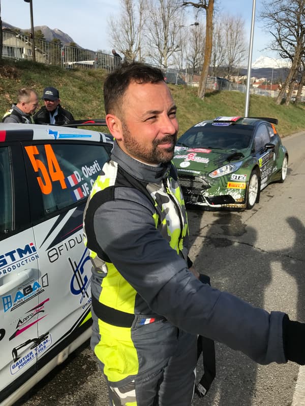 Le pilote de Damien Oberti lors de la 92e édition du rallye Monte-Carlo.