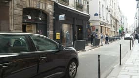 La façade de la bijouterie Dinh Van, braquée ce vendredi dans le IVe arrondissement de Paris.