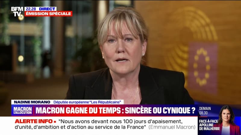 Nadine Morano (LR): "[Emmanuel Macron] devrait prendre une initiative de réconciliation"
