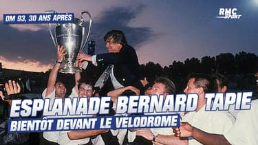 OM 93, 30 ans après : Une esplanade Bernard Tapie et une statue prochainement au Vélodrome
