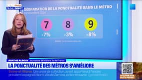 Île-de-France: la ponctualité des métros s'améliore légèrement