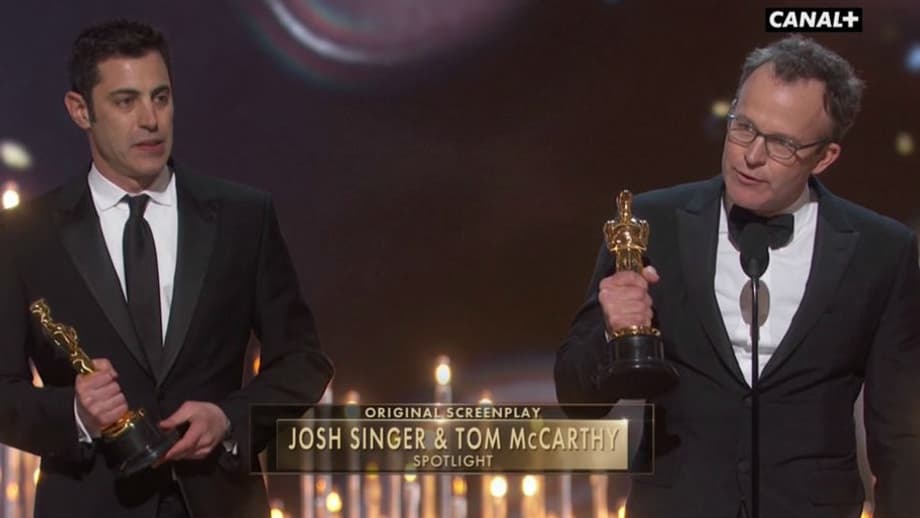 Les scénaristes de "Spotlight" aux Oscars 2016 Les scénaristes de "Spotlight" aux Oscars 2016