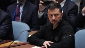 Volodymyr Zelensky au Conseil de sécurité de l'ONU, le mardi 24 septembre 2024