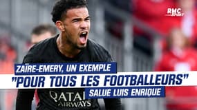 PSG : Zaïre-Emery, "un exemple pour tous ceux qui veulent devenir pro" encense Luis Enrique