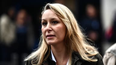 Marion Maréchal, tête de liste de Reconquête aux élections européennes, le 15 mai 2024 à Gradignon en Gironde