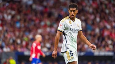 Jude Bellingham face à l'Atlético de Madrid, le 24 septembre 2023.