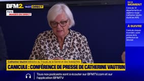 Canicule: "Très important pour maintenir la vigilance au-delà du pic"déclare Catherine Vautrin