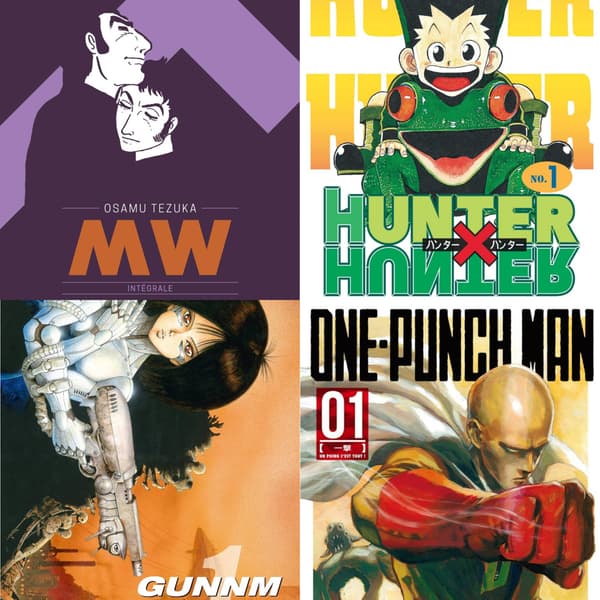 "MW" d'Osamu Tezuka, "Hunter x Hunter", "Gunnm" et "One Punch Man" "MW" d'Osamu Tezuka, "Hunter x Hunter", "Gunnm" et "One Punch Man"