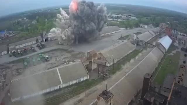 Un entrepôt agricole a été bombardé à l'est de Dnipro 