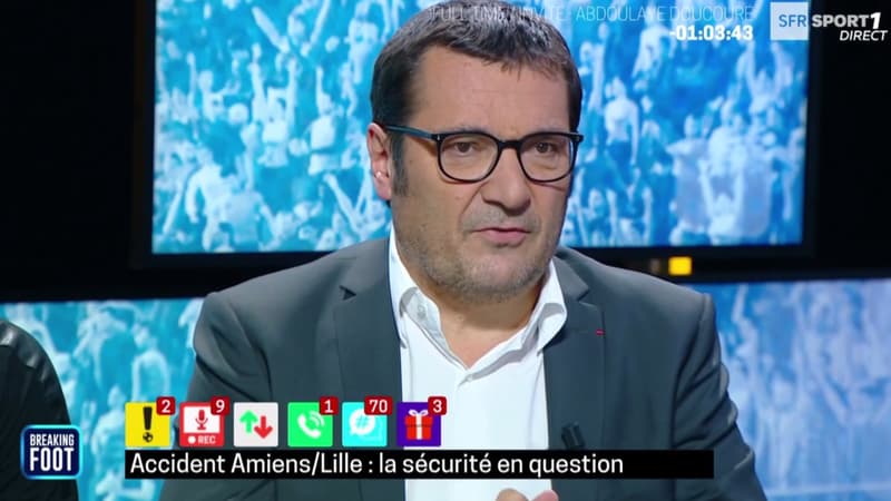 Didier Quillot sur le plateau de Breaking Foot