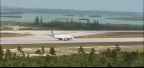 Bahamas : Sans train d’atterrissage, un avion se pose « sur le nez »