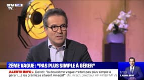 Pour Martin Hirsch, la deuxième vague de Covid "n'était pas plus simple à gérer"