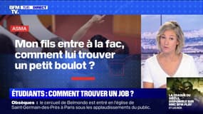 Mon fils entre à la fac, comment lui trouver un petit boulot ? - BFMTV répond à vos questions